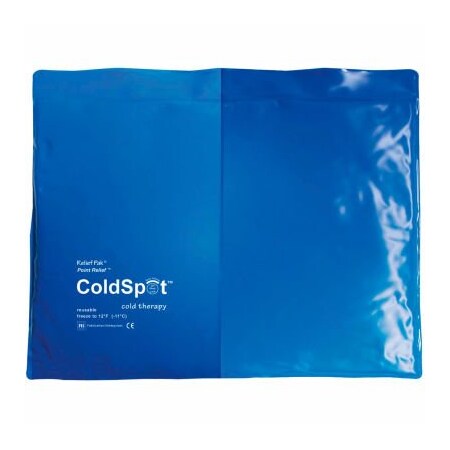 Fabrication Enterprises Relief Pak ColdSpot Reusable Blue Vinyl Cold Pack, Standard 11" x 14", 12/PK 11-1000-12